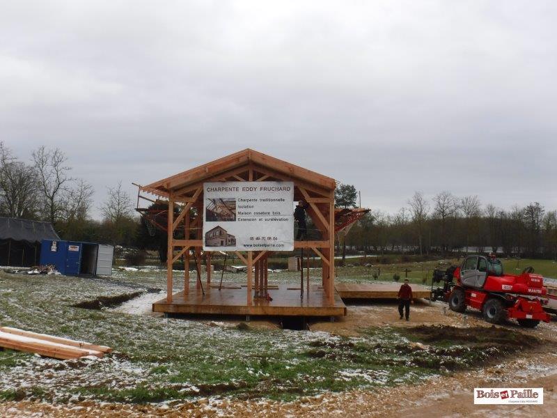 Maison en paille à Chasseneuil du Poitou (86)